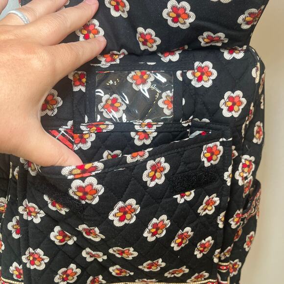 Vera Bradley Pirouette Floral Print Cotton Quilted Backpack Bag - Picture 5 of 10